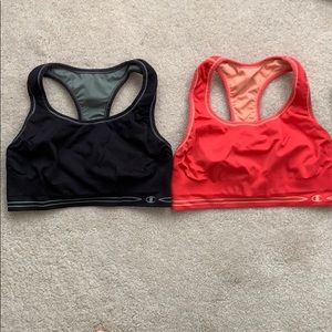 2 champion sports bras